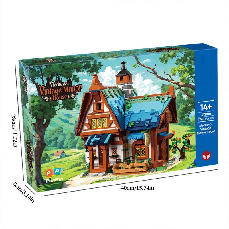1749PCS Medieval Manor House Building Blocks Set For Kids - ToylandEU