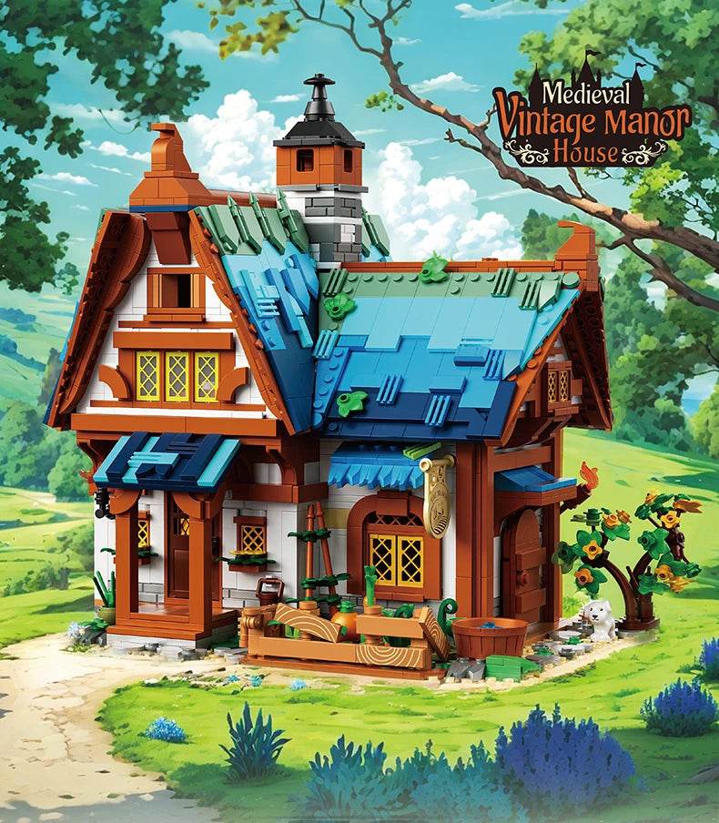 1749PCS Medieval Manor House Building Blocks Set For Kids - ToylandEU