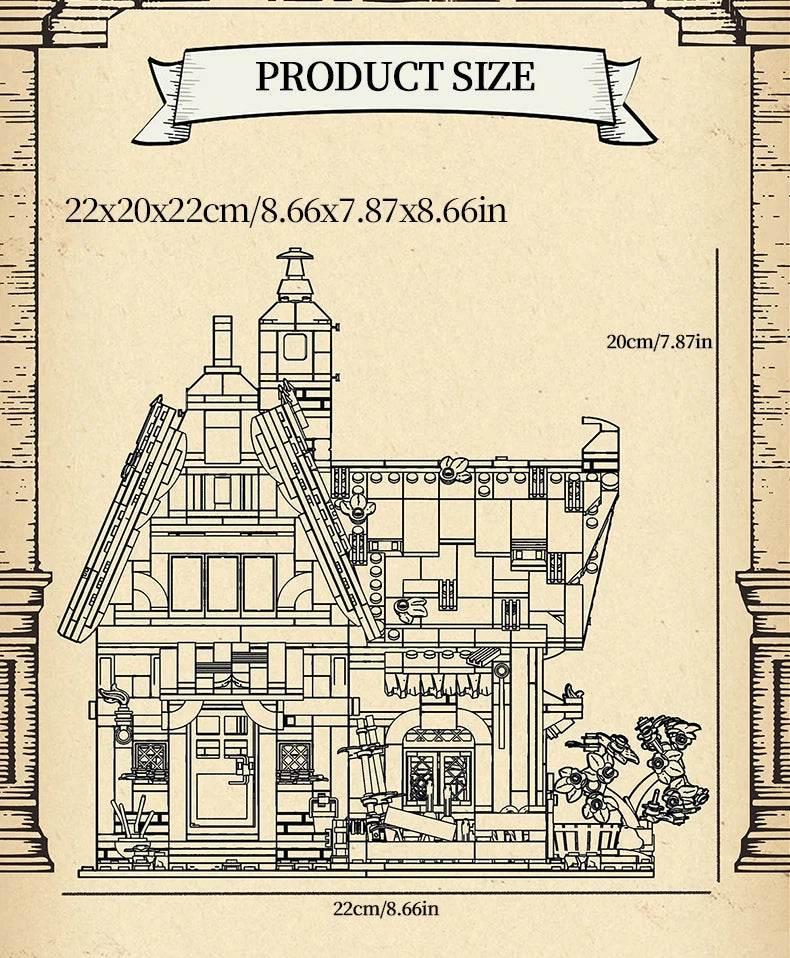 1749PCS Medieval Manor House Building Blocks Set For Kids - ToylandEU