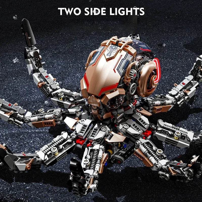 1768PCS Mechanical Octopus Building Blocks Model DIY Toys - ToylandEU