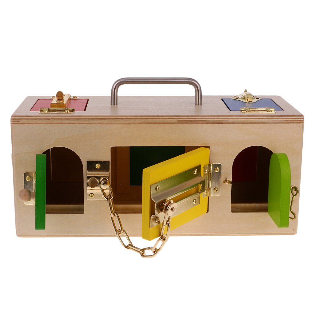 Wooden Lock Box Educational Toy for Early Childhood Development - ToylandEU