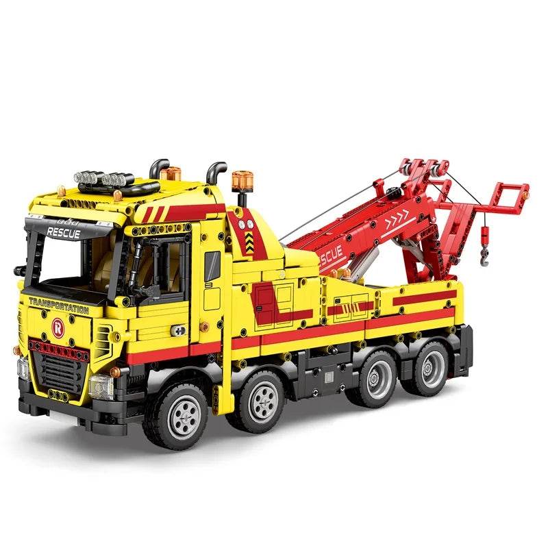 1794PCS Wrecker TECHNICAL RC Car Building Blocks Rescue Truck - ToylandEU