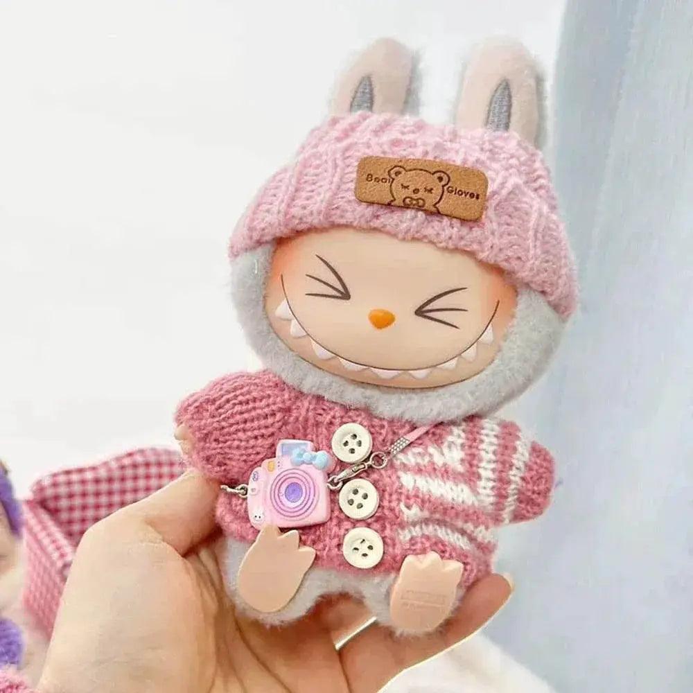 17CM Labubu Mini Dolls Clothes Party Fashion Sweater Outfit -  ToylandEU™