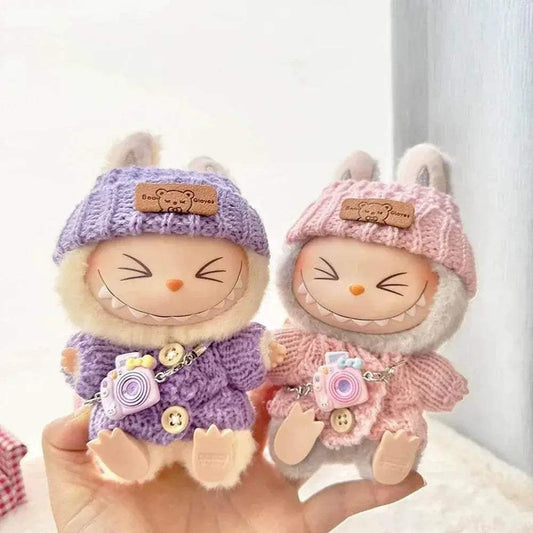  17CM Labubu Mini Dolls Clothes Party Fashion Sweater Outfit -  ToylandEU™