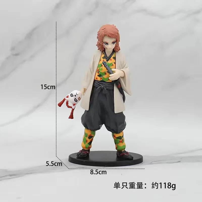17cm Action Figures: Muzan, Akaza, Gyoumei & Sabito Collection - ToylandEU
