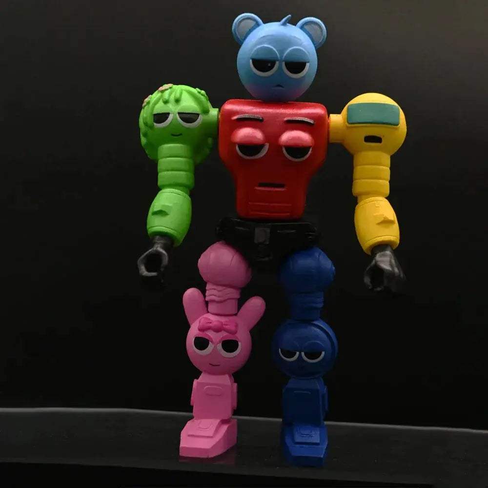 17cm Assemble Robot Action Figure Desktop Model Toy - ToylandEU