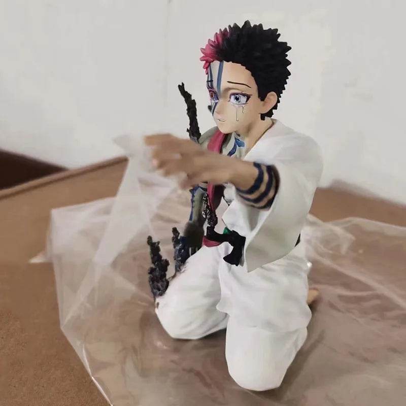 17cm Demon Slayer Figure Akaza Anime Action Figure PVC Collectible Model Toys - ToylandEU