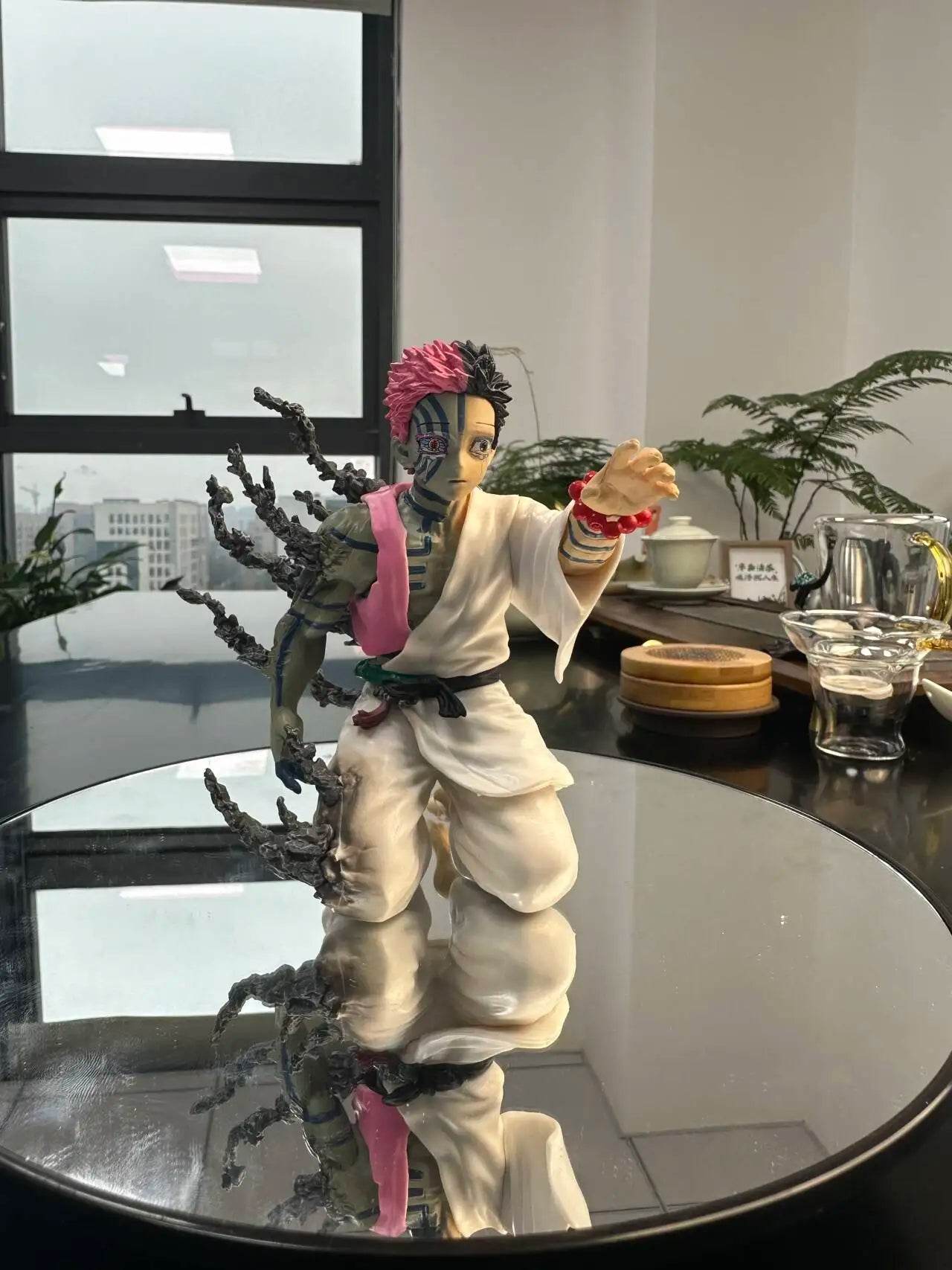 17cm Demon Slayer Figure Akaza Anime Action Figure PVC Collectible Model Toys - ToylandEU
