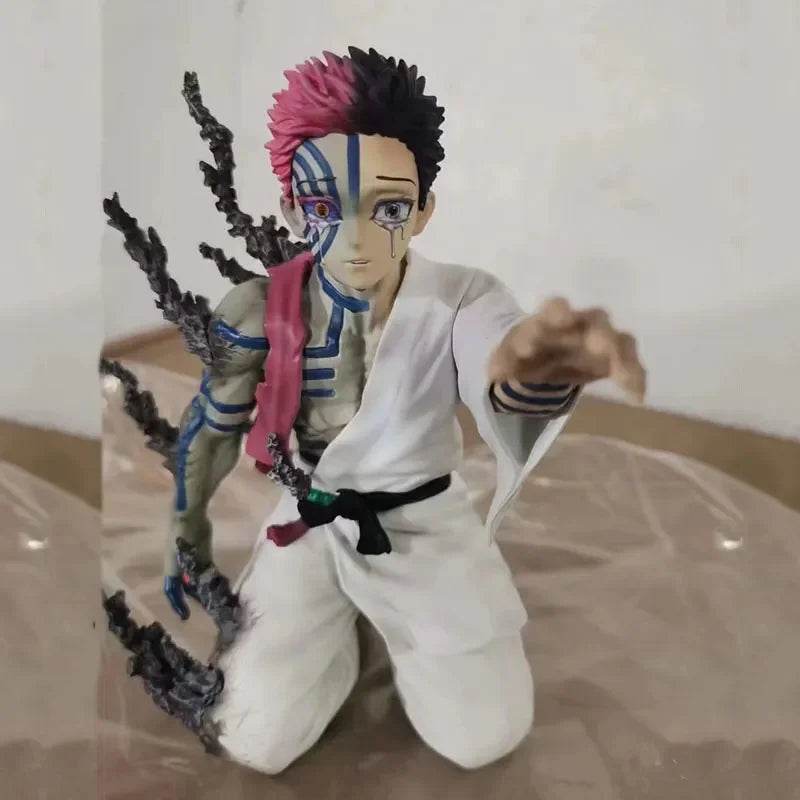 17cm Demon Slayer Figure Akaza Anime Action Figure PVC Collectible Model Toys - ToylandEU