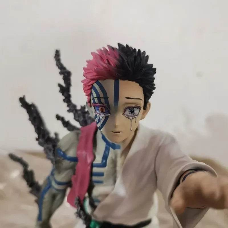 17cm Demon Slayer Figure Akaza Anime Action Figure PVC Collectible Model Toys - ToylandEU