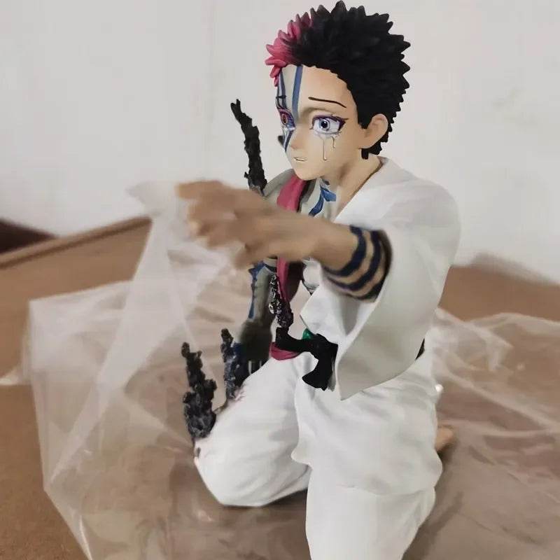 17cm Demon Slayer Figure Akaza Anime Action Figure PVC Collectible Model Toys - ToylandEU