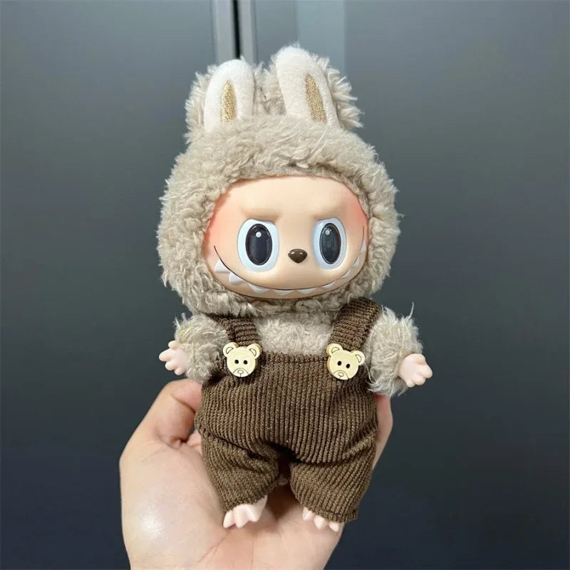 17cm Doll Clothes Overalls Labubu Gift Set For Kpop Fans - ToylandEU