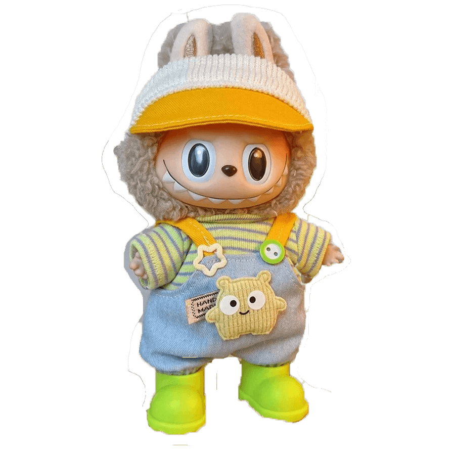 17cm Fashion Doll Labubu Clothing Accessories Set for Boys - ToylandEU