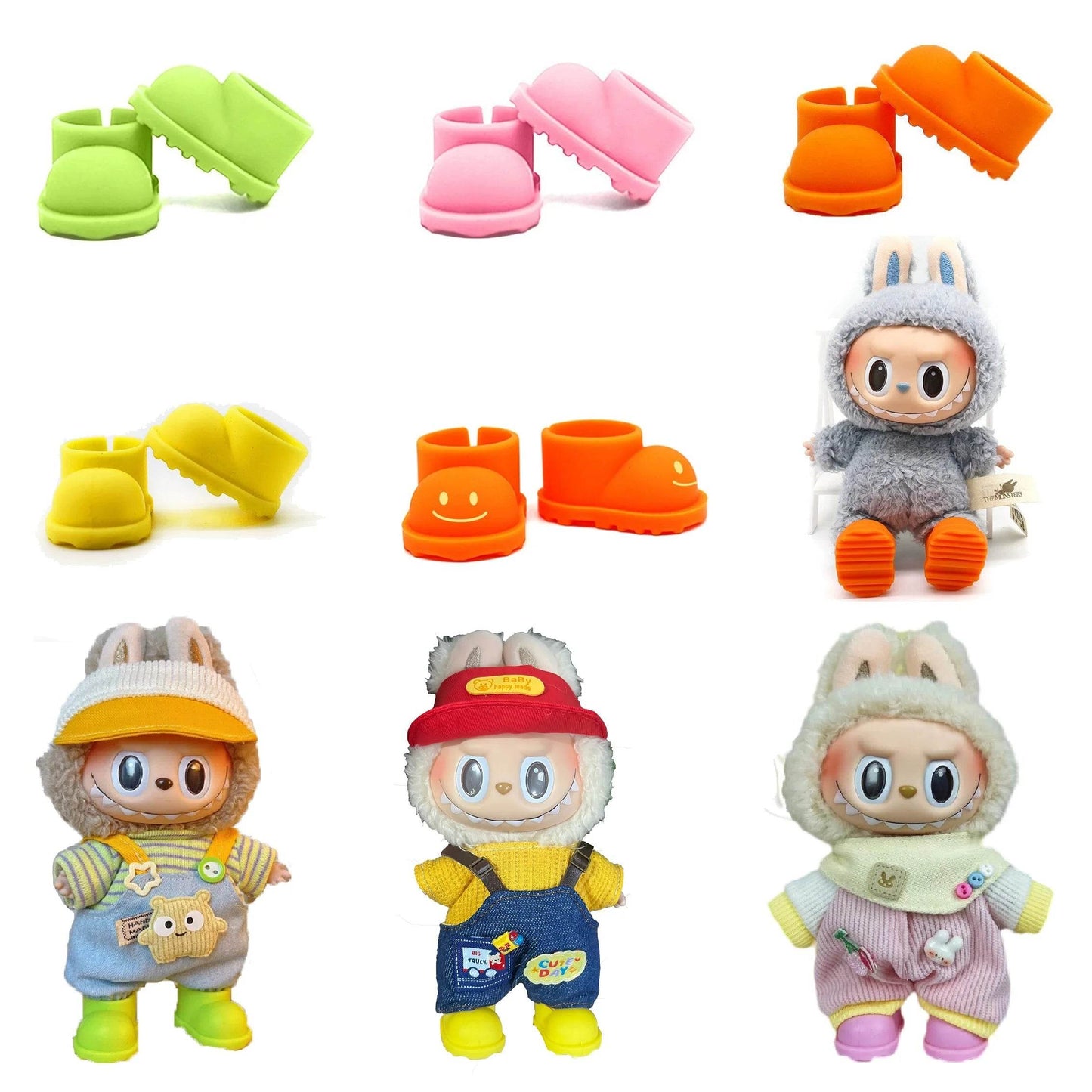 17cm Fashion Doll Labubu Clothing Accessories Set for Boys - ToylandEU