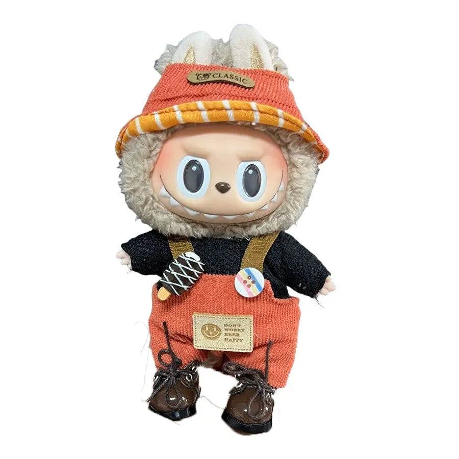 17cm Fashion Doll Labubu Clothing Accessories Set for Boys - ToylandEU