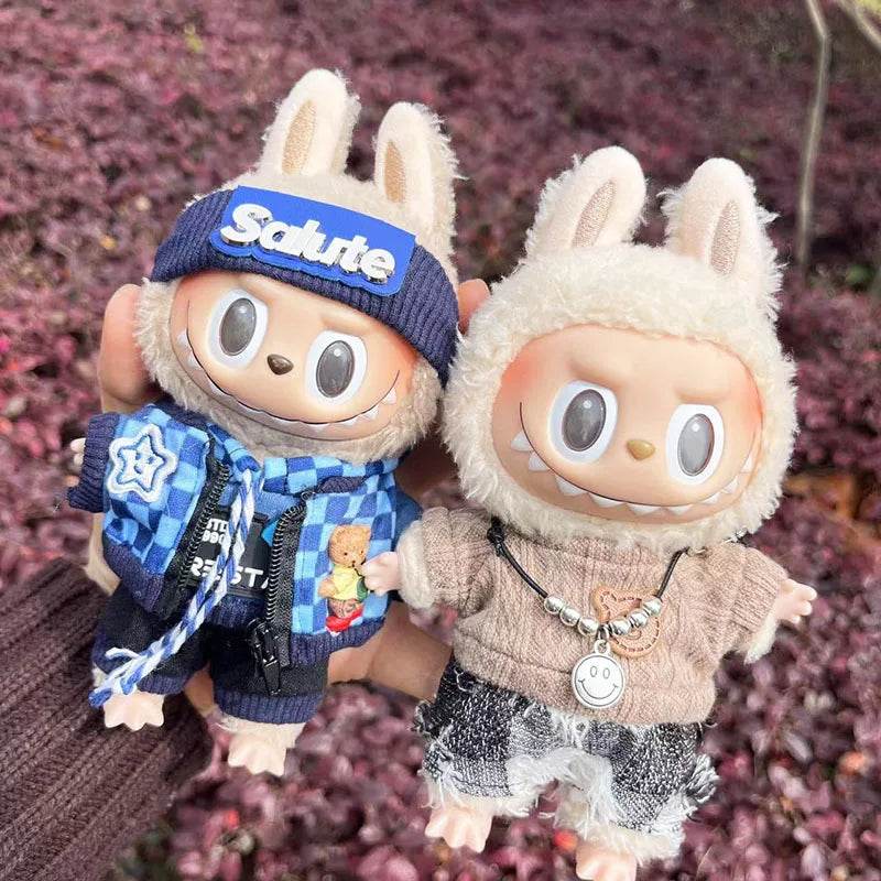 17cm Labubu Clothes Handsome Fashion Design Set for Dolls - ToylandEU