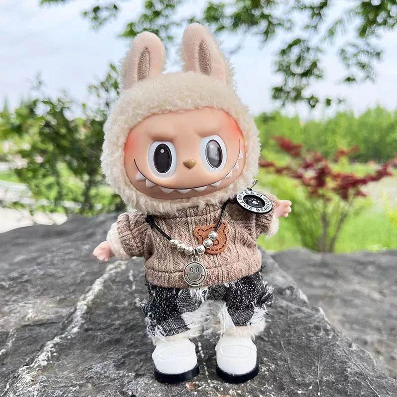 17cm Labubu Clothes Handsome Fashion Design Set for Dolls - ToylandEU