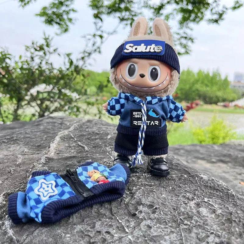 17cm Labubu Clothes Handsome Fashion Design Set for Dolls - ToylandEU