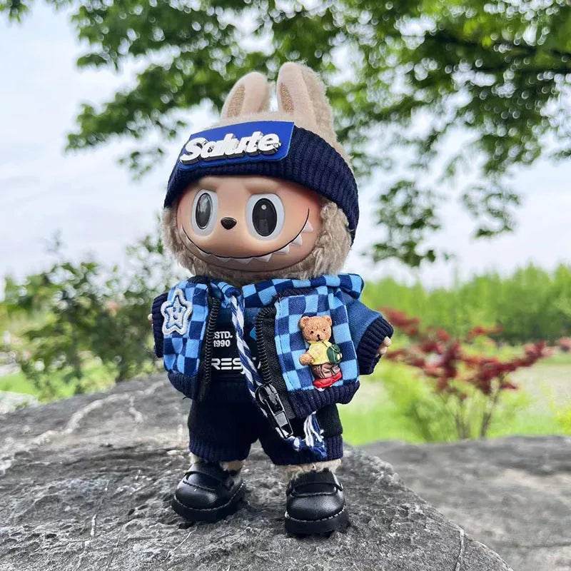 17cm Labubu Clothes Handsome Fashion Design Set for Dolls - ToylandEU