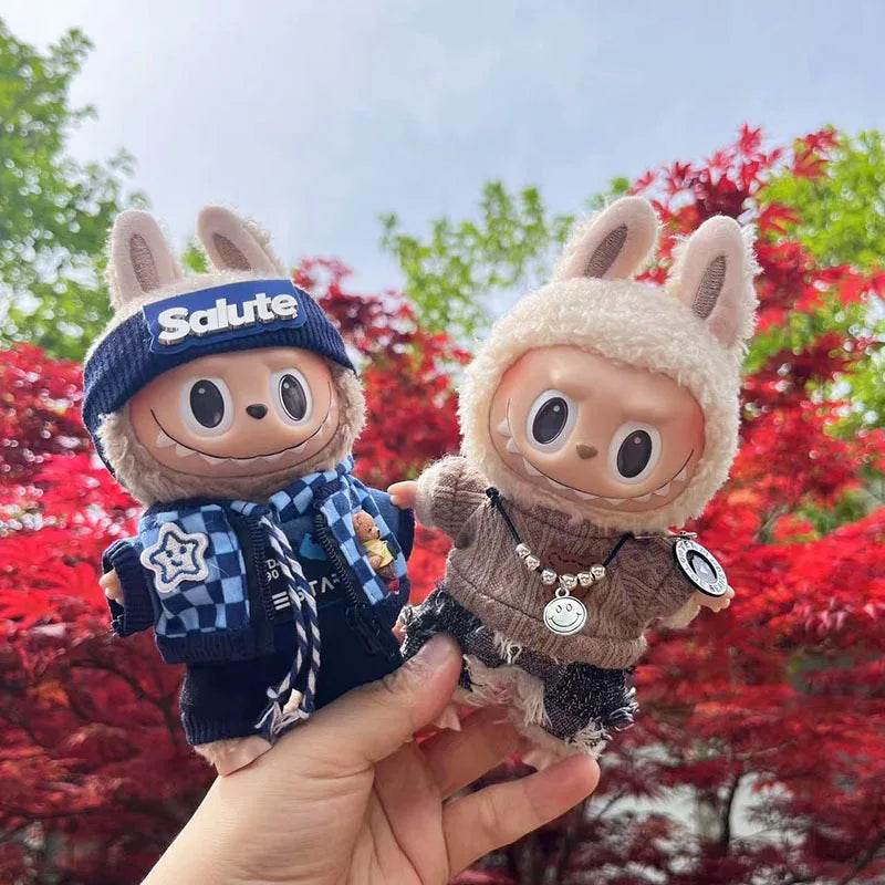 17cm Labubu Clothes Handsome Fashion Design Set for Dolls - ToylandEU