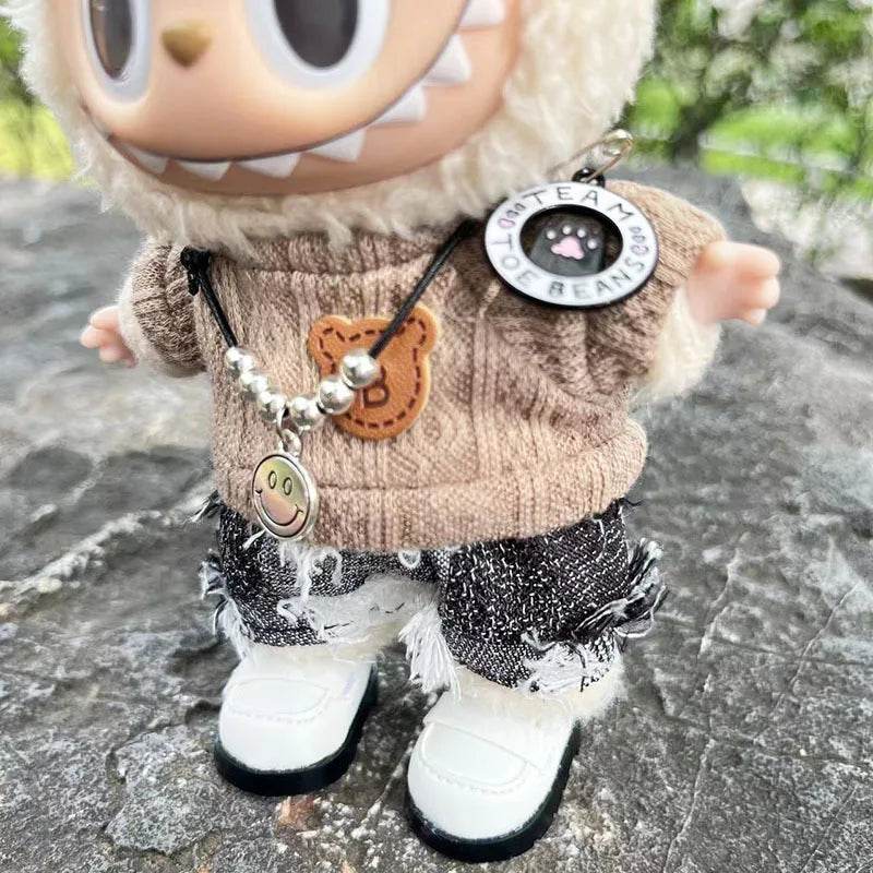 17cm Labubu Clothes Handsome Fashion Design Set for Dolls - ToylandEU