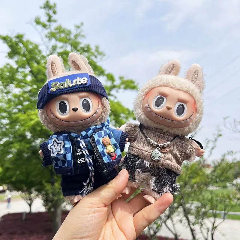 17cm Labubu Clothes Handsome Fashion Design Set for Dolls - ToylandEU
