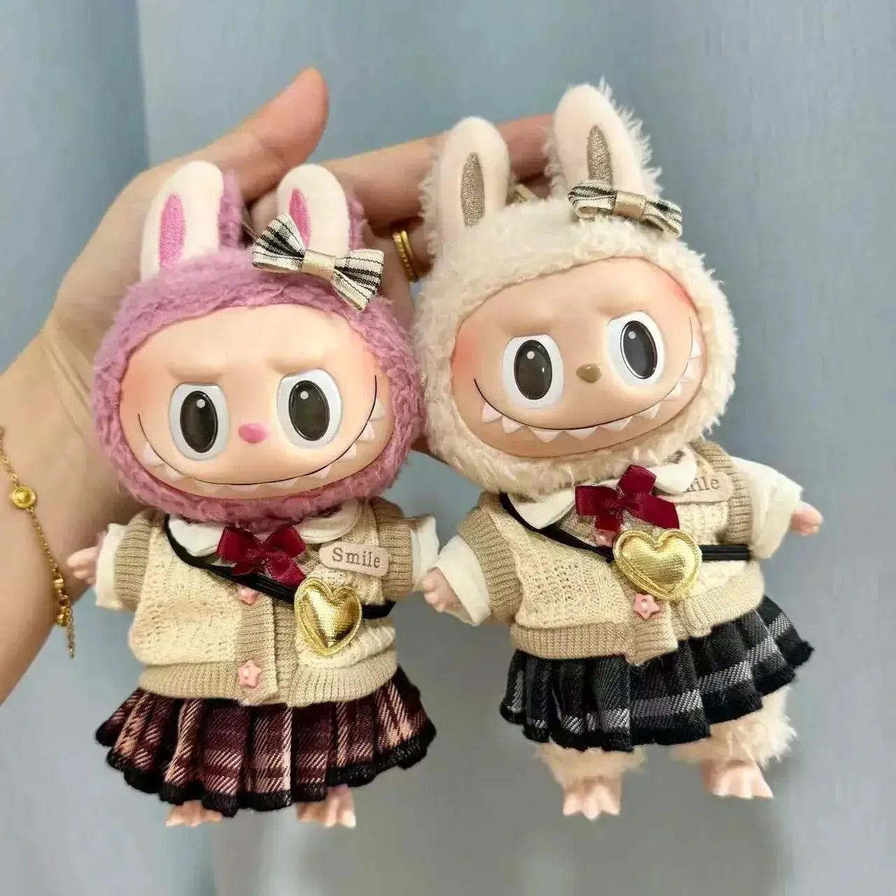  17cm Labubu Clothes Pendant Keychain for JK Skirt Set -  ToylandEU™