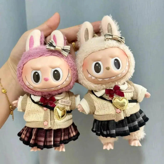  17cm Labubu Clothes Pendant Keychain for JK Skirt Set -  ToylandEU™