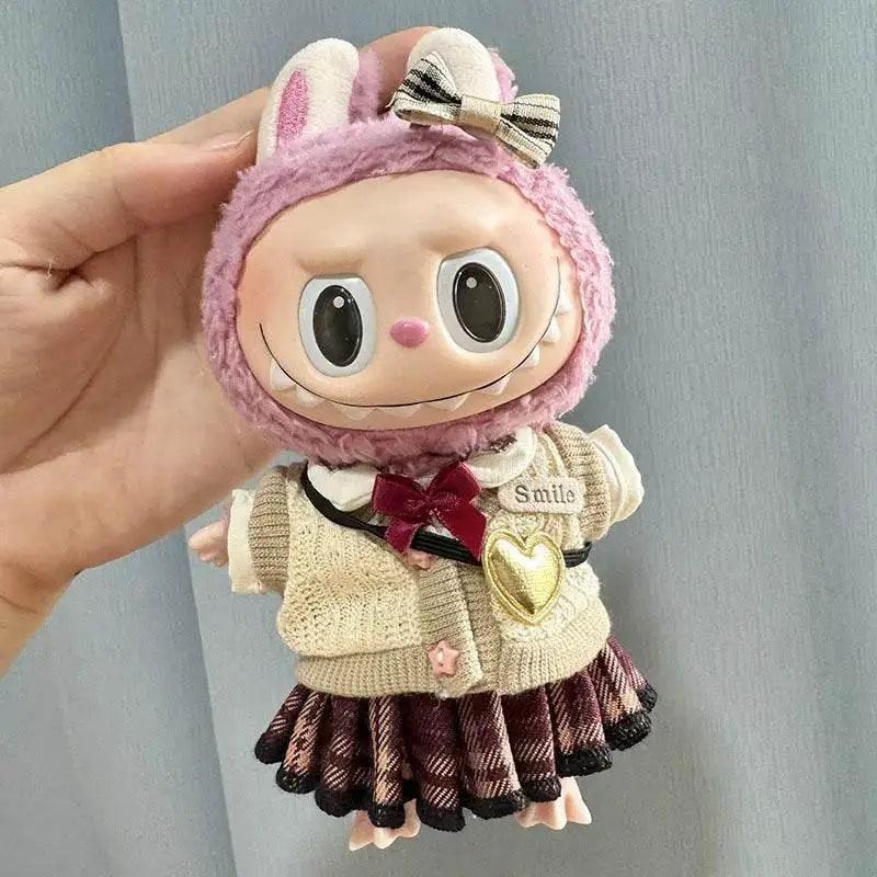  17cm Labubu Clothes Pendant Keychain for JK Skirt Set -  ToylandEU™