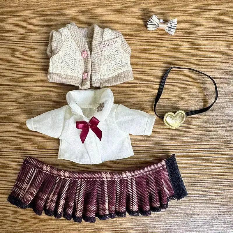  17cm Labubu Clothes Pendant Keychain for JK Skirt Set -  ToylandEU™