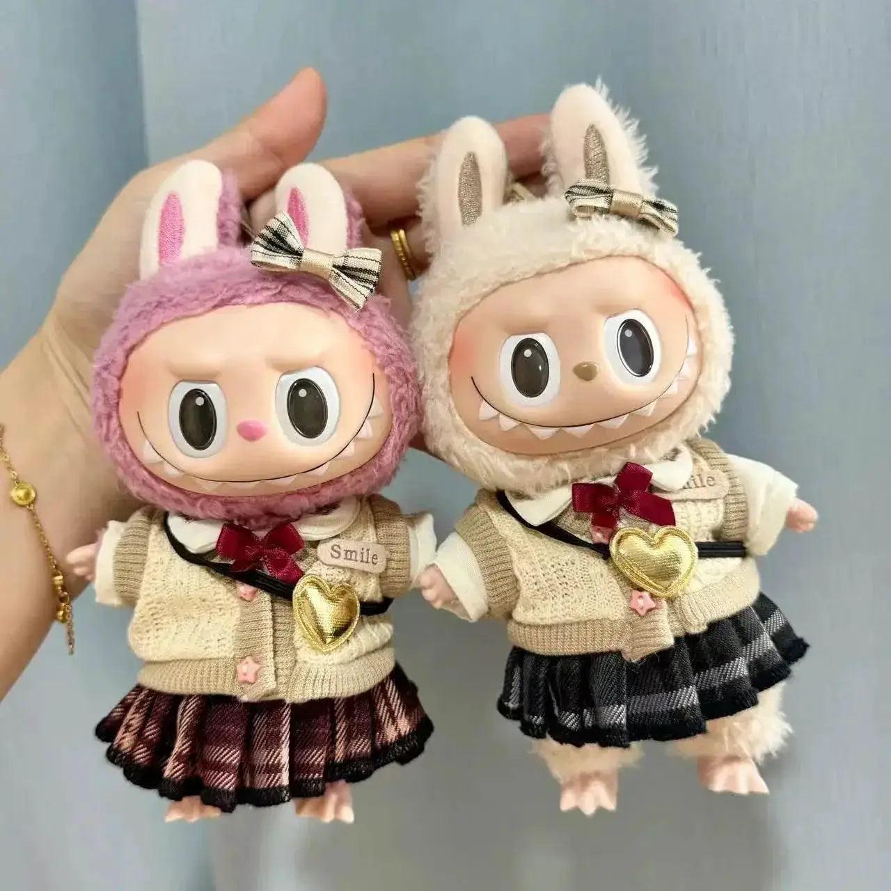  17cm Labubu Clothes Pendant Keychain for JK Skirt Set -  ToylandEU™