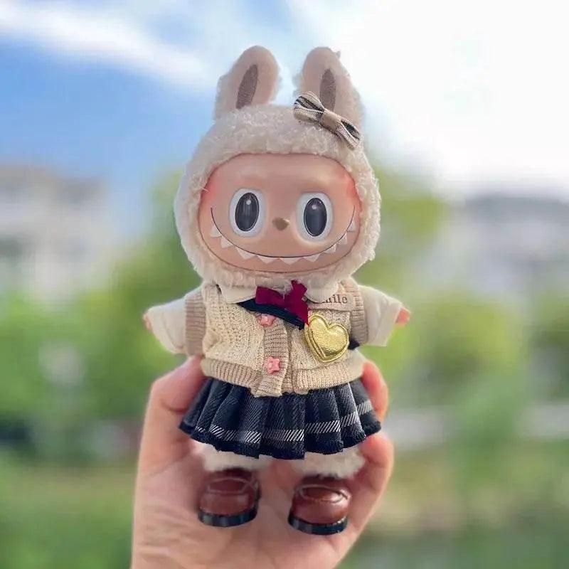  17cm Labubu Clothes Pendant Keychain for JK Skirt Set -  ToylandEU™