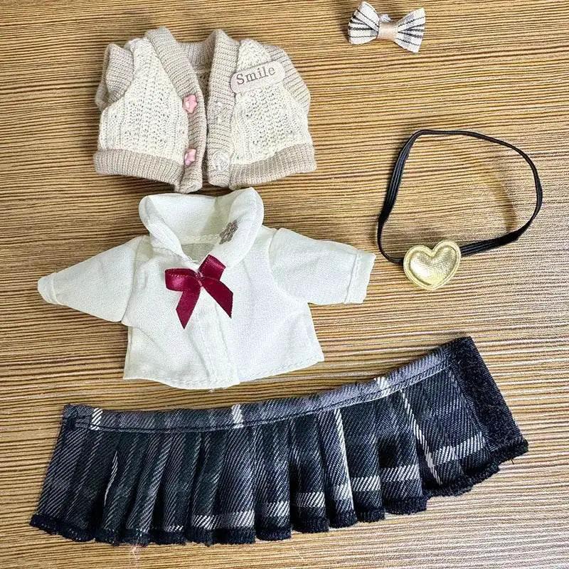  17cm Labubu Clothes Pendant Keychain for JK Skirt Set -  ToylandEU™