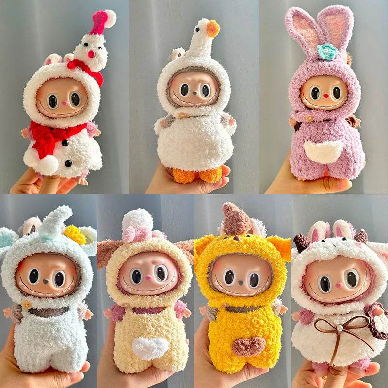 17cm Labubu Clothes Pulling Cloth for Handmade Baby Set - ToylandEU