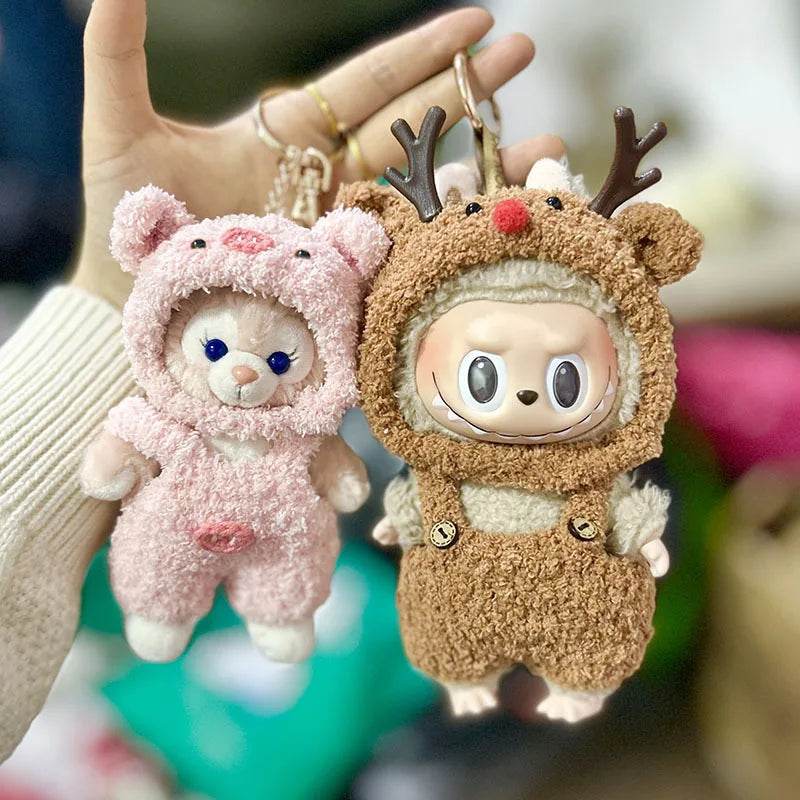 17cm Labubu Clothes Pulling Cloth for Handmade Baby Set - ToylandEU