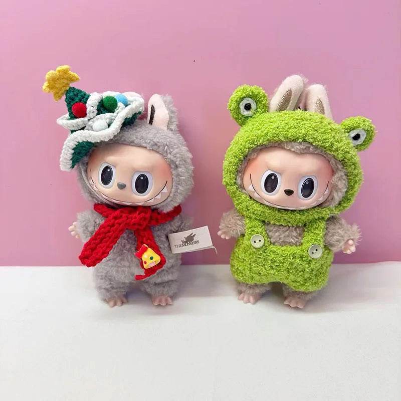 17cm Labubu Clothes Pulling Cloth for Handmade Baby Set - ToylandEU