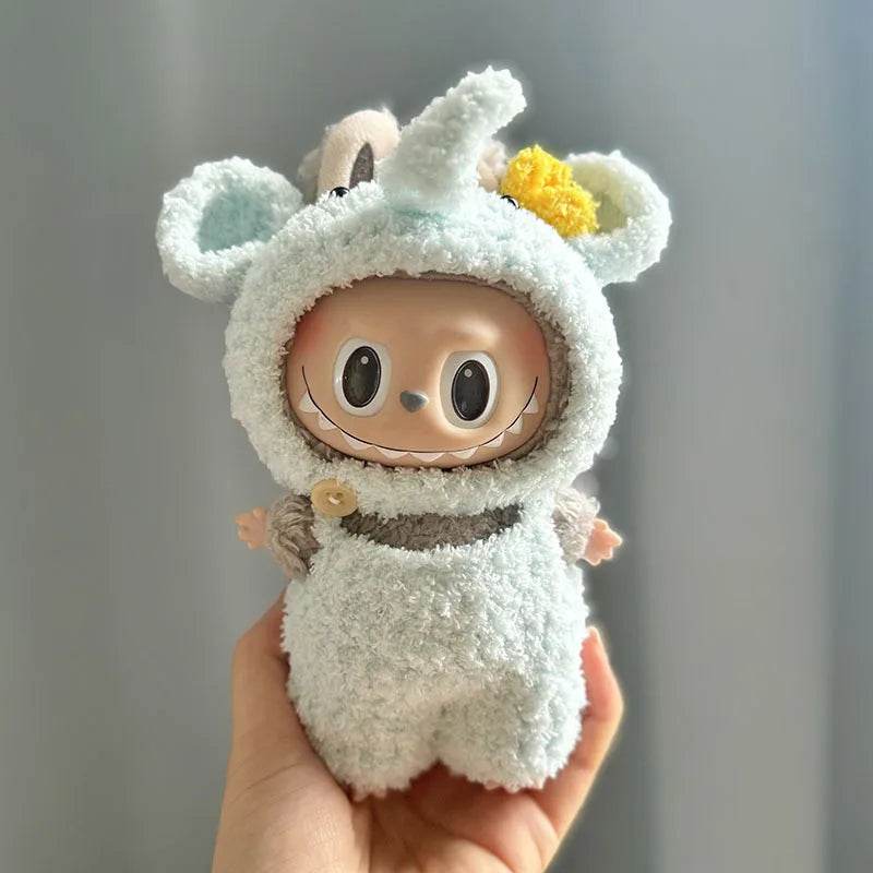 17cm Labubu Clothes Pulling Cloth for Handmade Baby Set - ToylandEU