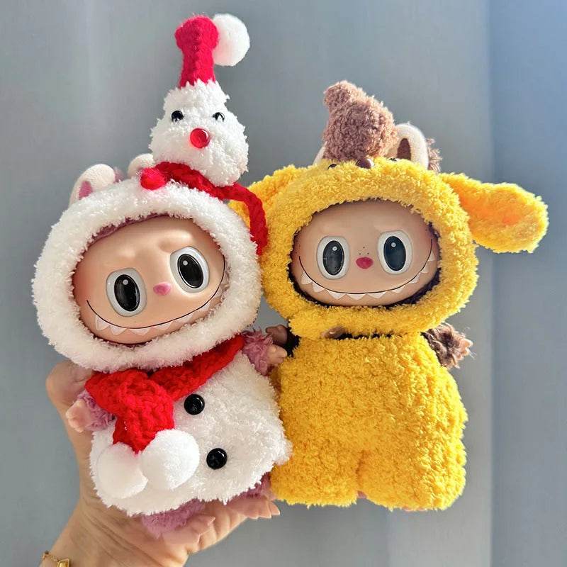 17cm Labubu Clothes Pulling Cloth for Handmade Baby Set - ToylandEU