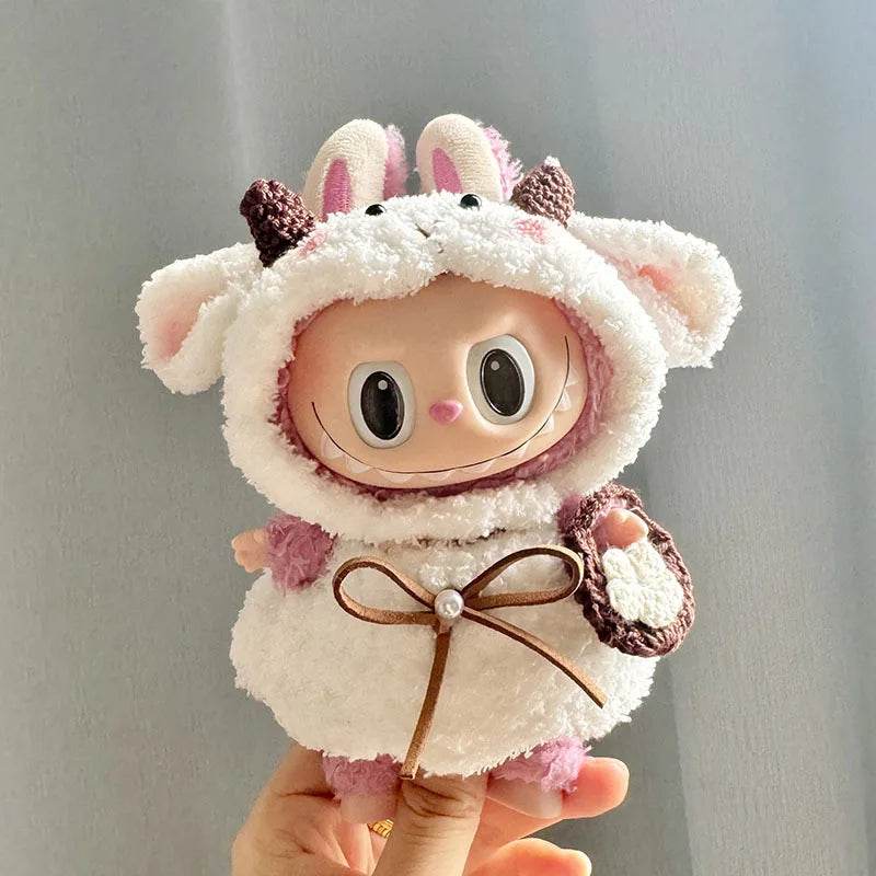 17cm Labubu Clothes Pulling Cloth for Handmade Baby Set - ToylandEU