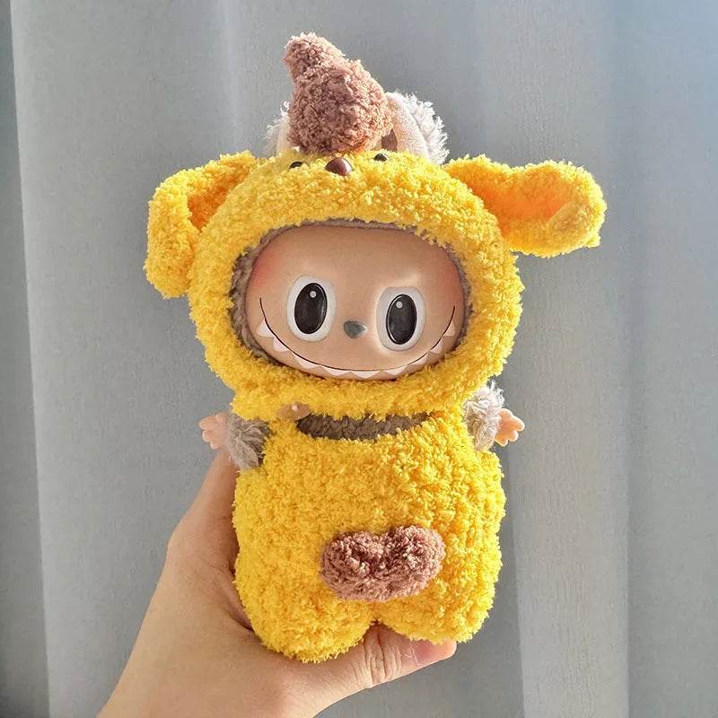 17cm Labubu Clothes Pulling Cloth for Handmade Baby Set - ToylandEU