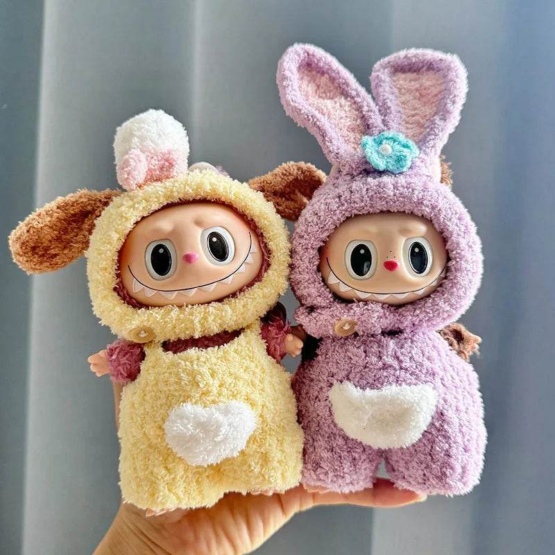 17cm Labubu Clothes Pulling Cloth for Handmade Baby Set - ToylandEU