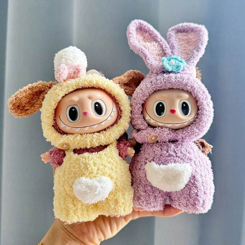 17cm Labubu Clothes Pulling Cloth for Handmade Baby Set - ToylandEU