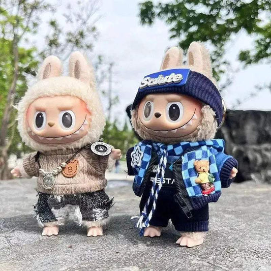  17cm Labubu Clothes Sporty Outfit for Dolls Cute Hoodie -  ToylandEU™