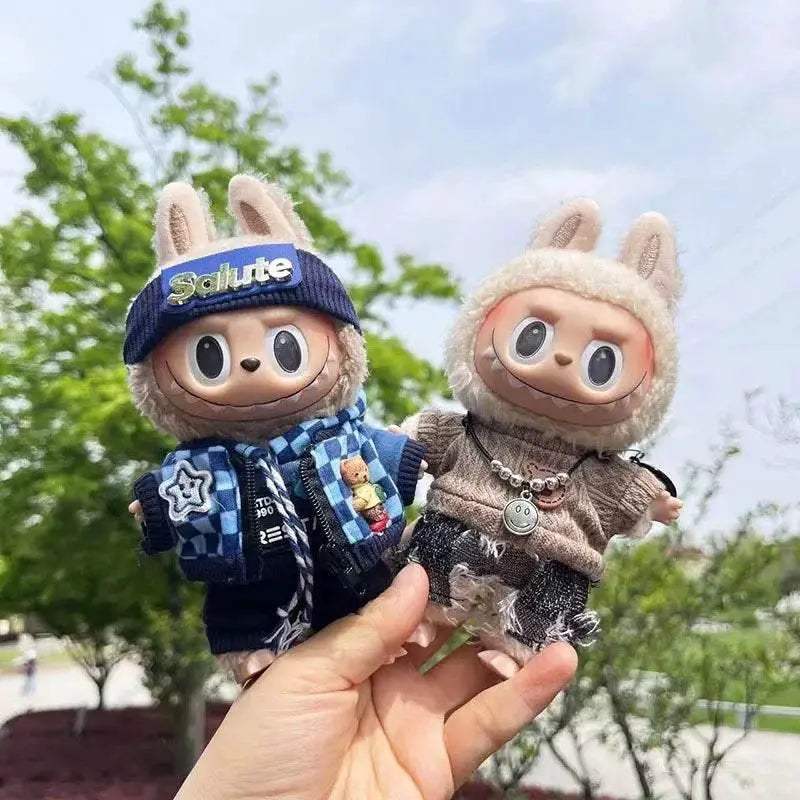  17cm Labubu Clothes Sporty Outfit for Dolls Cute Hoodie -  ToylandEU™