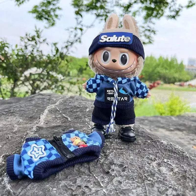  17cm Labubu Clothes Sporty Outfit for Dolls Cute Hoodie -  ToylandEU™