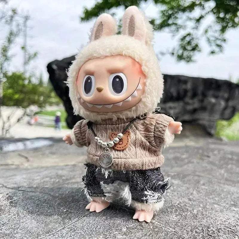  17cm Labubu Clothes Sporty Outfit for Dolls Cute Hoodie -  ToylandEU™