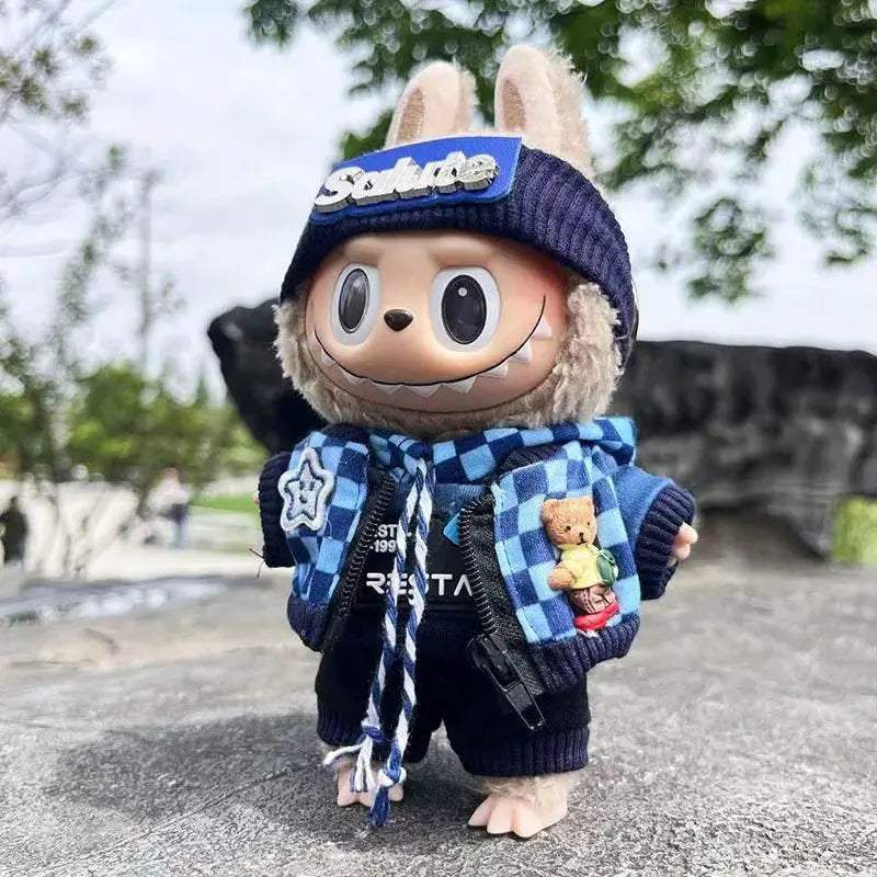 17cm Labubu Clothes Sporty Outfit for Dolls Cute Hoodie -  ToylandEU™