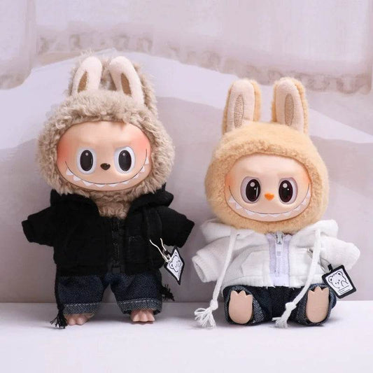 17cm Labubu Clothes and Jeans II Idol Dolls Party Hoodie - ToylandEU