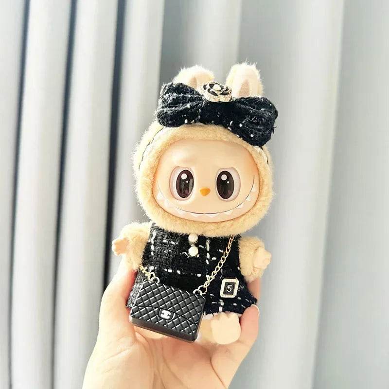 17cm Labubu Doll Clothes Advanced Luxury Design Customization - ToylandEU