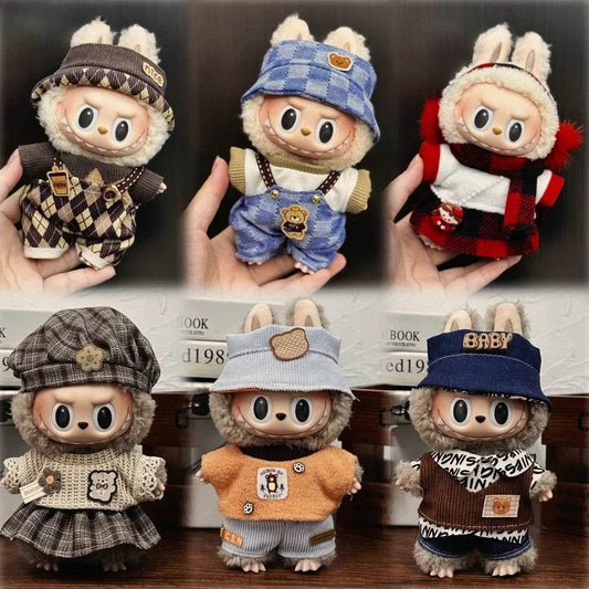 17cm Labubu Doll Clothes Capybara Cos Suit V1 V2 V3 Outfit - ToylandEU
